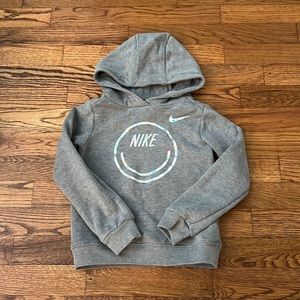 Nike kids gray hoodie